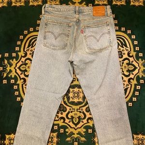 Levi’s Wedgie Straight Jeans Light Blue